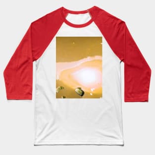 Disintegrated Present Baseball T-Shirt